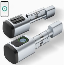 Elektronischer Tür-Schließzylinder mit Fingerabdruck, Transponder, App