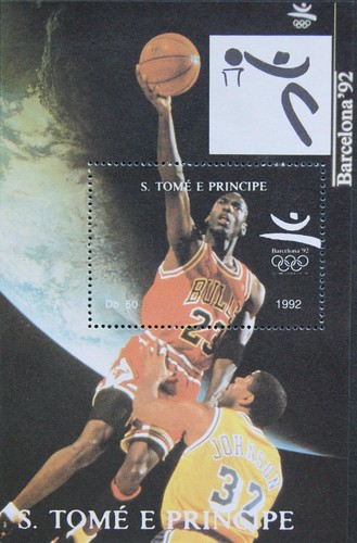 Sao tome principe 1992 block - &,
