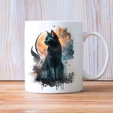 Mondlicht nacht schwarze katze - mondlicht,