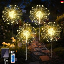 Solarlampen für Außen 4x150