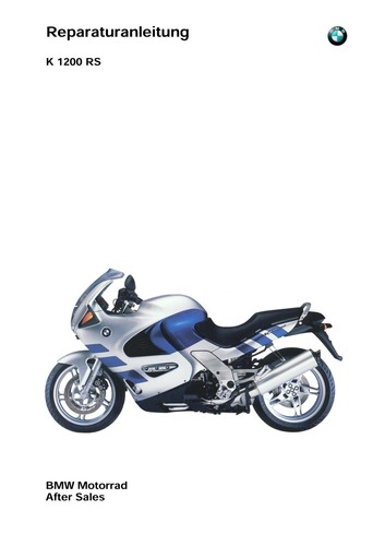 Bmw reparaturanleitung 1200 - bmw, k