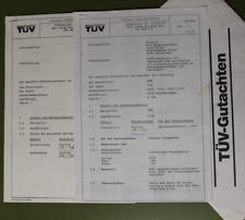 KAILINE Teilegutachten/Prüfbericht § 19/2 - BMW E34 - Frontspoiler + Schürzen