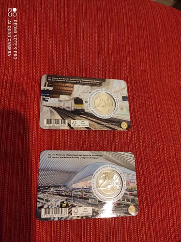 Euro belgien 2026 coin - 2, card