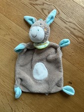 DopoDopo | Takko | Esel | Pferd | Schmusetuch | Kuscheltuch | grau beige | Tuch