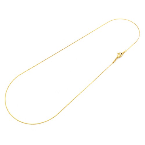 Schlangenkette 45cm edelstahl - schlangenkette,