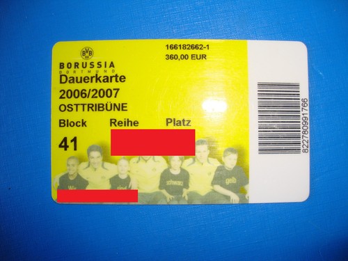2006 ticket dauerkarte - 2006,