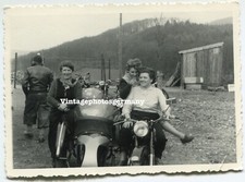 D4642 Foto 50er Jahre Motorrad