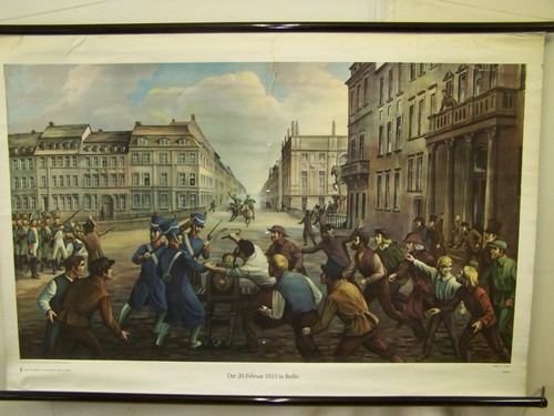 Alte lehrtafel februar - alte,