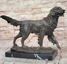 Antik Stil Bronze Jagd Hund