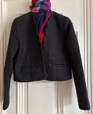 VILA Damen 40 Jacke, Wolle, Blazer, Bolero, schwarz, neu, edel!