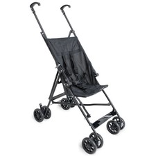 LITTLE ONE Summer Buggy Kinderwagen 4Rad Kinderbuggy 5PunktGurt ultraleicht grau