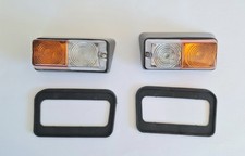 Set Blink Begrenzungsleuchte Metall  für Traktor Schlepper Belarus MTS T25 K700