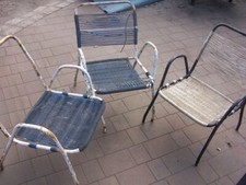 DDR Korbstühle Gartenstühle