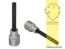 PROXXON 1/2 Zoll Innensechskant Nuss Steckschlüsseleinsatz Kurz Lang HX 5 - 19