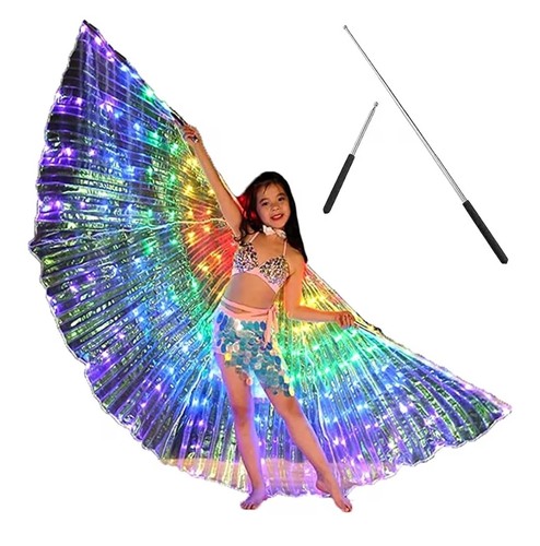 Damen led isis wings bauchtanz - led,
