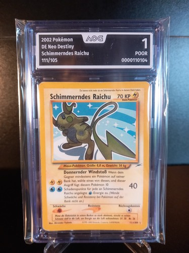 Pokemon schimmerndes raichu - pokemon,
