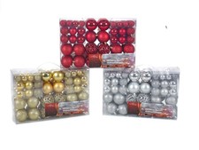 100 Stück Weihnachtskugeln