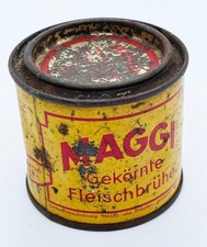 Maggi Dose Blechdose 60 Gramm Fleischbrühe Nostalgie Vintage Sammler Requisite 