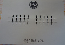 Bastlerlot mit älteren neuwertigen Sekunden Zeiger für AU Ruhla UMF 24 schwarz