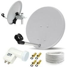 HDTV HD Digitale Sat Anlage 40cm Schüssel TWIN LNB + Kabel Camping Mobil Mini h