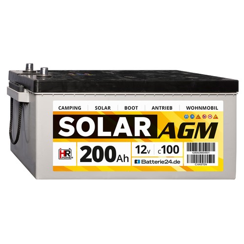 Agm solar batterie 12v - hr,