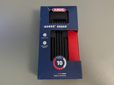 ABUS Faltschloss BORDO 6000K/90 BK SH - Schwarz - 4.5 13115 S6