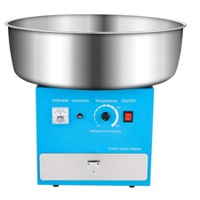 Uimoso Elektrische Zuckerwattemaschine Zuckerwattegeräte 1000W Partys Blau