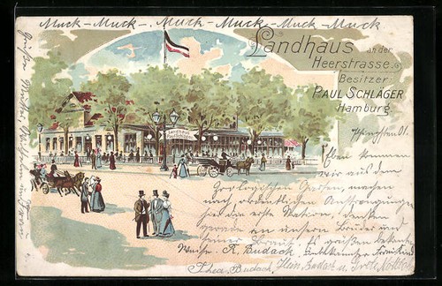 Lithographie hamburg pauli - lithographie, hamburg-st.pauli