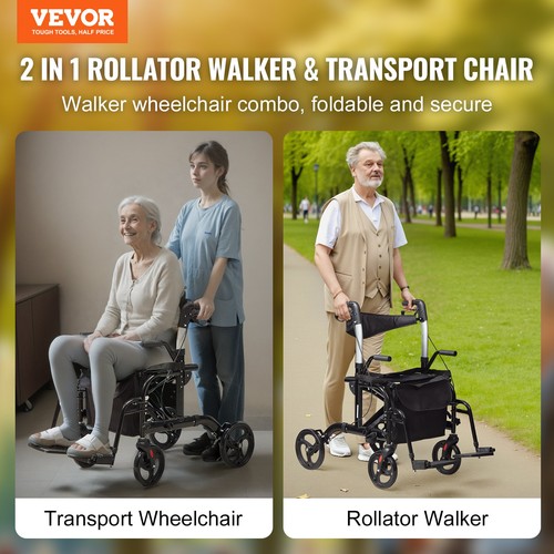 Rollator und - 2-in-1,