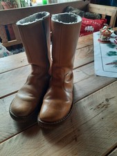 Stiefel gefüttert Vintage Gr