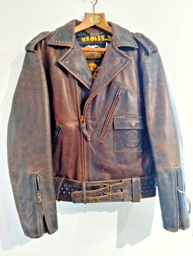 Motorrad lederjacke vintage - motorrad,