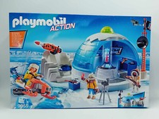 PLAYMOBIL 9055 Polar Ranger Hauptquartier Iglu Schneemobil Forscher Eis NEU