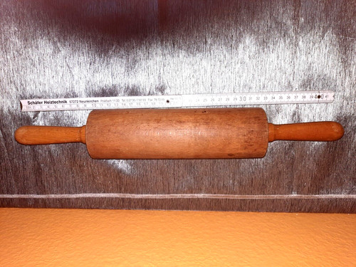 Altes nudelholz teigrolle - altes, nudelholz,