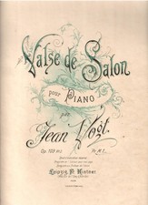 JAB4- Altes Notenheft Valse de