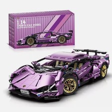 Technic Lamborghini Bausatz, 1314tlg Bausteine Statisches Auto Modell Geschenk