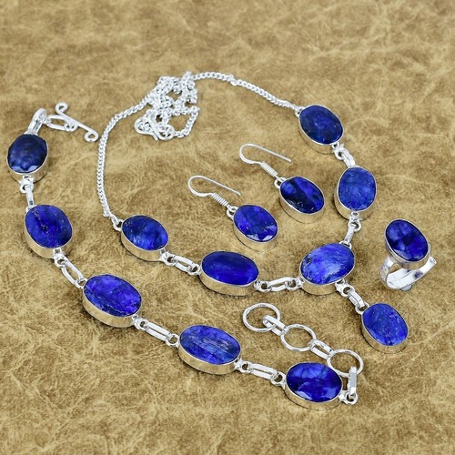 Natürlicher blauer saphir - natürlicher,