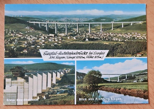 Siegtal autobahnbrūcke bei - autobahnbrūcke,