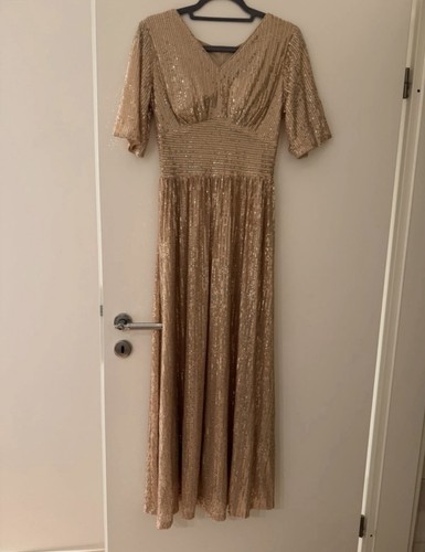 Shein pailletten abendkleid - shein,