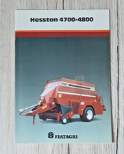 Original Hesston Großballen Prospekt 4700-4800