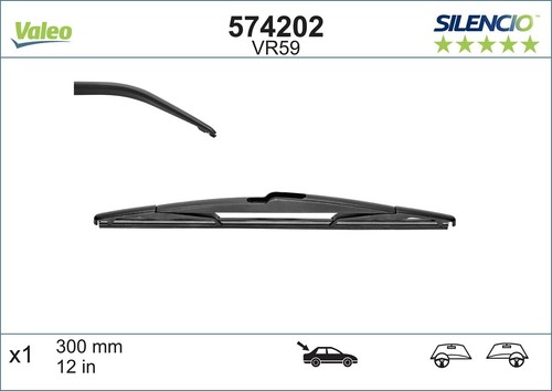 Valeo 574202 wiper - blade, for