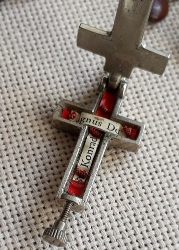 Antikes reliquienkreuz agnus - ,