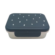 LÄSSIG Kinder-Brotdose aus Edelstahl Lunchbox Box
