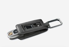 Schlüsseletui Leder - Porsche 911/Cayenne/Panamera/Taycan  Original Sehr Gut