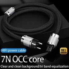 Audiophile HIFI Netzkabel OCC AC Audio Verstärker DAC Filter EU US AU Stecker