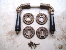 Antike Türbeschläge BB Rosetten Türgriffe Türbeschlag Gründerzeit W1A