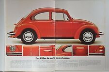 schöner VW Volkswagen Käfer 1200 und 1200L Prospekt 01/1977