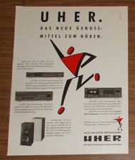 Seltene Werbung vintage UHER UA-80 HiFi Vollverstärker UCT-235 C Tapedeck 1989