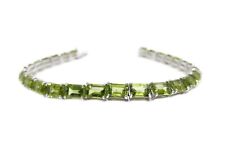 Herren Peridot Tennis Armband