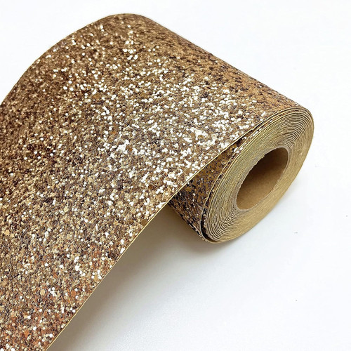 Gold glitzer tapetenbordüre - glitzer,