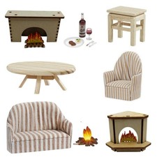 Wichtelmöbel Kaminzimmer